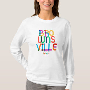 Camiseta Brownsville Texas Meio século, Pop Art,