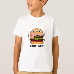 Camiseta Brr-ger Funny Congelando Burger Pun