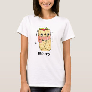 Camiseta Brr-ito Funny Congelando Burrito Frio