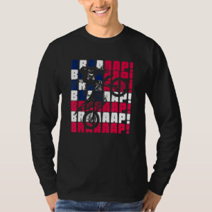 Camiseta Brraaap Motocross - American Flag - Dirt Bike