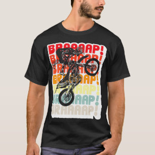 Camiseta Brraaap Motocross Dirt Bike