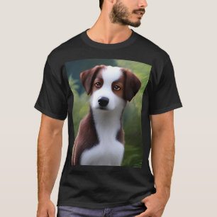 Camiseta Bruce O Bordo Collie Puppy, Tshirt