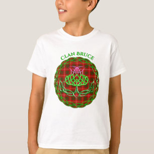 Camiseta Bruce Scottish Tartan Celtic Thistle