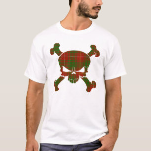 Camiseta Bruce Tartan Skull Sem Banner