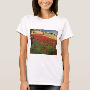 Camiseta BRUCE, William Blair papoila flores vermelhas da p