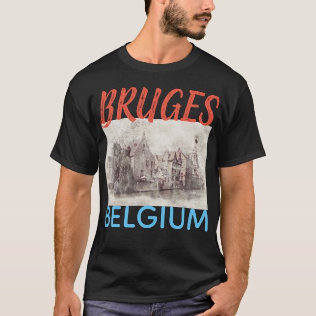 Camiseta Bruges Bélgica, mulheres (Frente)