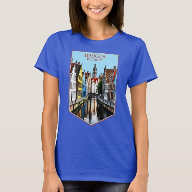 Camiseta Bruges Belgium Europe (Frente)