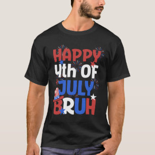 Camiseta Bruh 4 De Julho Adolescentes Rapazes Meninos Usa B