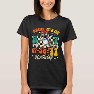 Camiseta Bruh 67-5711 Aniversário de 11 anos Unicórnio Dabb