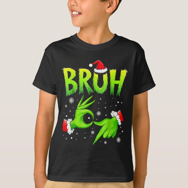 Camiseta Bruh 67 Six Seven 6 7 Meme Christmas Funny Gen Alp (Frente)