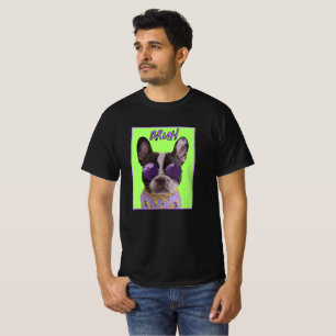 Camiseta BRUH Cachorro com Óculos de Sol e Bandana