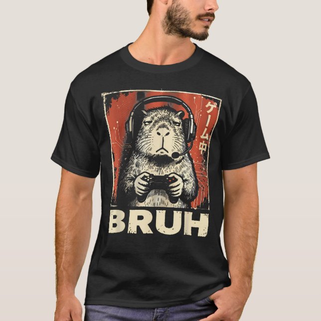 Camiseta Bruh Capivara Bruh Capy (Frente)