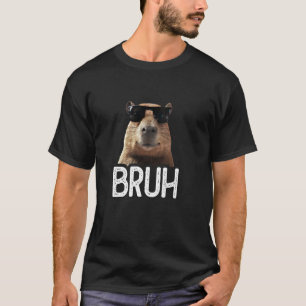 Camiseta Bruh Capybara Funny Capybara Lover Meme Lover