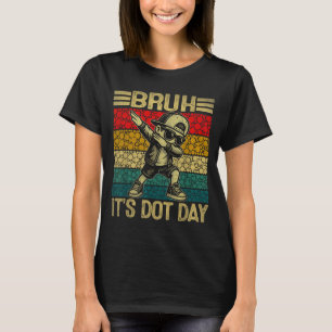 Camiseta Bruh É Dia Do Pontinho Menino Dabbing Feliz Dia Do