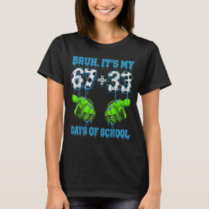 Camiseta Bruh É Meu 67 33 Dias De Escola Futebol Meninos Cr