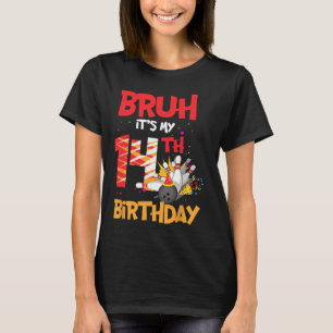 Camiseta Bruh É o meu 14 de Aniversário de 14 anos de Bolic