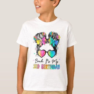 Camiseta Bruh É o meu aniversário de 3 anos de aniversário 