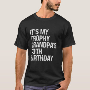Camiseta Bruh, é o meu avô de troféu, o 70 de aniversário d