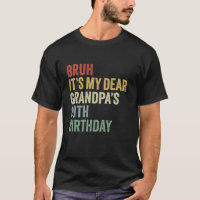 Bruh, é o meu querido vovô, o 80 de aniversário do