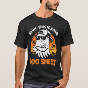Camiseta Bruh, Este É Um Ghost Ghost Halloween Men Que