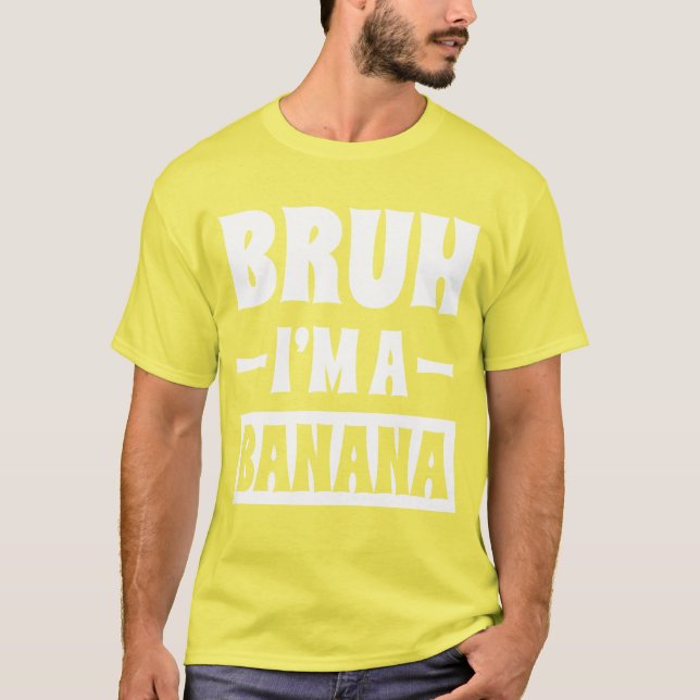 Camiseta Bruh, eu sou um Par de Figurino de Halloween Engra (Frente)