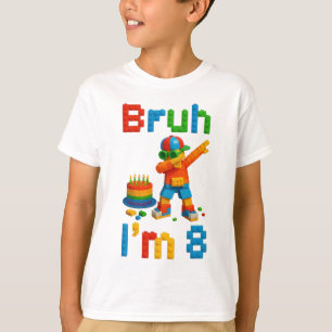 Camiseta Bruh Eu Tenho 8 Anos – Festa de Bloquinhos Diverti
