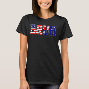 Camiseta Bruh EUA Austrália País Bandeira Americana Austrál
