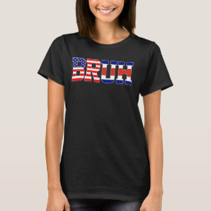 Camiseta Bruh EUA Costa Rica País Bandeira Americana Costa