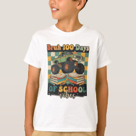 Camiseta Bruh Feliz 100 Dias de Escola