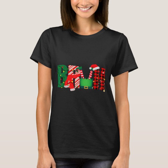 Camiseta Bruh Funny Christmas For Kids Boys Bruh Xmas Light (Frente)