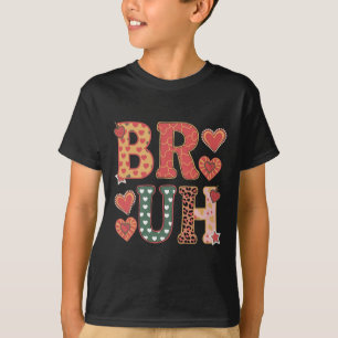 Camiseta Bruh Funny Memer Irmão Saudando Jovens Homens Val