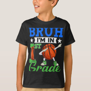 Camiseta Bruh Im Na Série 1rua De Basquete De Volta Para O