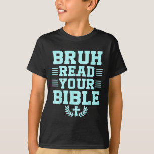 Camiseta Bruh leu seu Cristo religioso cristão de Deus Bíbl