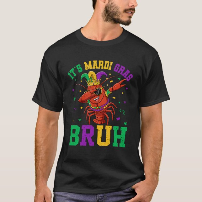 Camiseta Bruh Mardi Gras Adolescentes Garotos Mardi Gras 20 (Frente)
