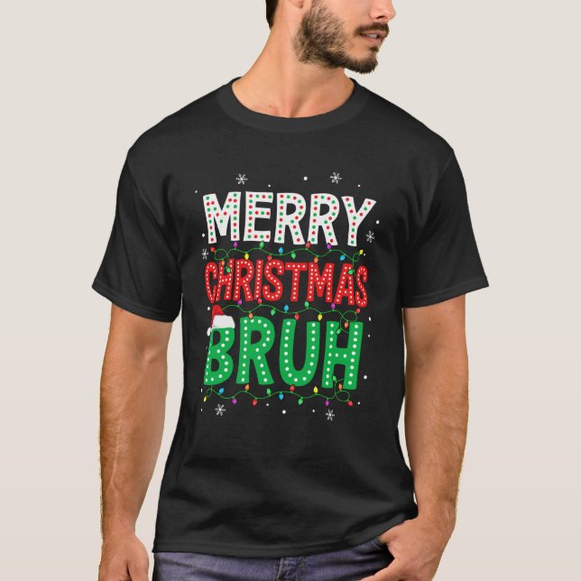 Camiseta Bruh Meme Engraçado Dizendo Bro Saudando Adolescen (Frente)
