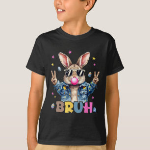 Camiseta Bruh Memória Dia da Páscoa Engraçado Ovos Engraçad