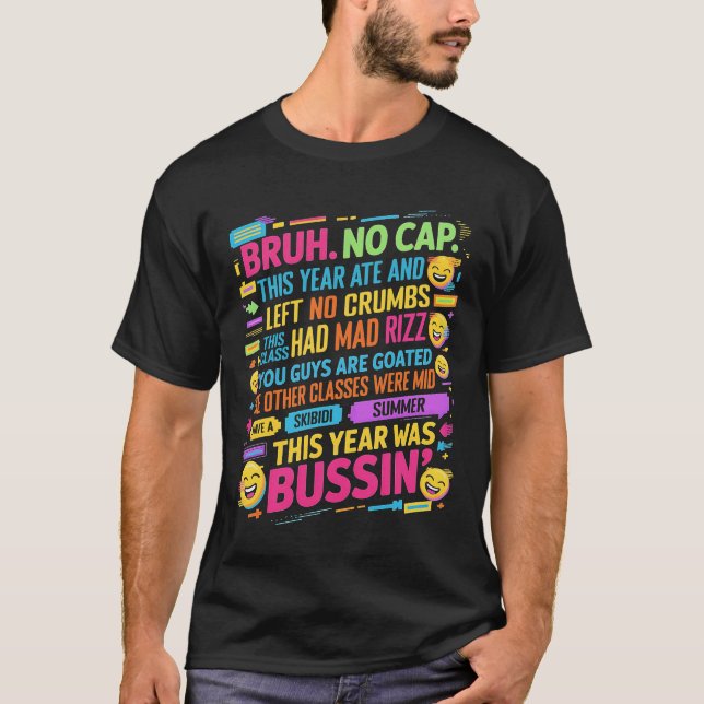 Camiseta Bruh Nenhum Boné Este Ano Deixou Nenhuma Migra Nos (Frente)