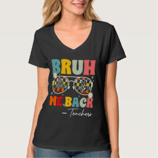 Camiseta Bruh Nós Apoiamos Professores Retrorando Groovy De