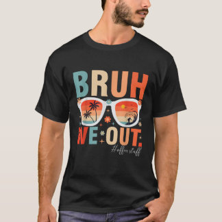 Camiseta Bruh Nós saímos do Office Funcionarios Retro Verão