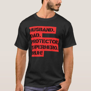 Camiseta Bruh Para Pai Marido Funny Husband Pai Protetor S