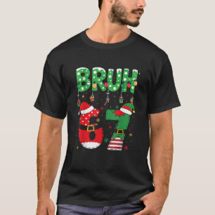Camiseta Bruh Six Seven 67 Meme 6 7 Elfo Natal