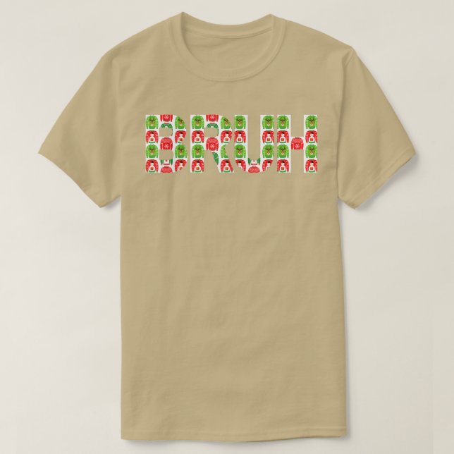 Camiseta Bruh Ugly Christmas Sweater Irmão Engraçado Xmas S (Frente do Design)