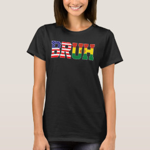Camiseta Bruh USA Bolívia País Bandeira Americana Gi Bolívi