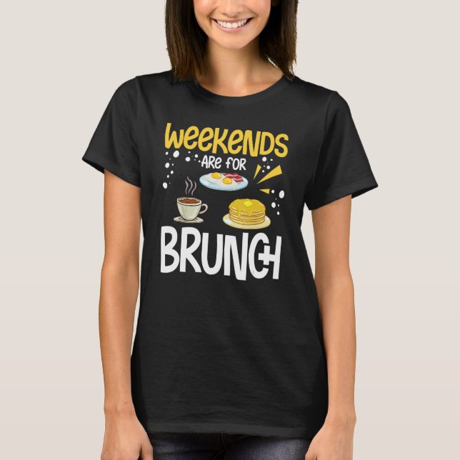 Camiseta Brunch Ideas Food Recipes Mimosa Breakfast Sunday  (Frente)