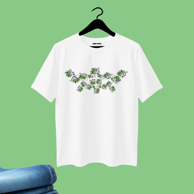 Camiseta Brunches de flores (Criador carregado)