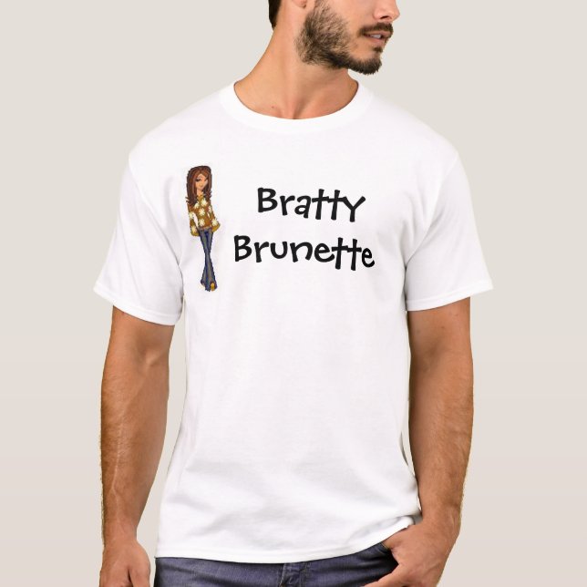 Camiseta brunette malcriado (Frente)
