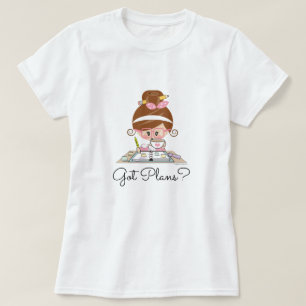 Camiseta Brunette obtido da menina do planejador dos planos