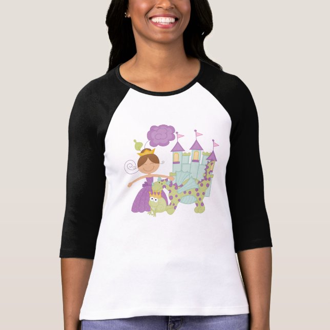Camiseta Brunette Princess (Frente)