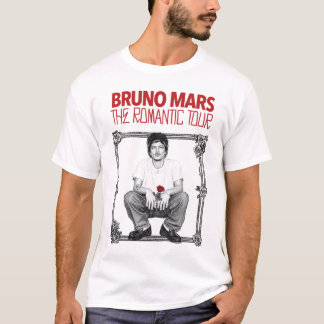 Camiseta Bruno Mars 2026 The Romantic Tour Rose