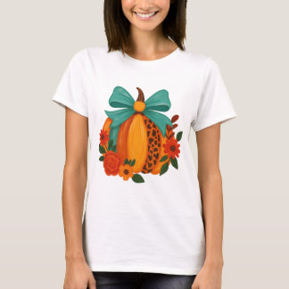 Camiseta Brushstroke pumpkin png｜floral ghost png｜Brushstro